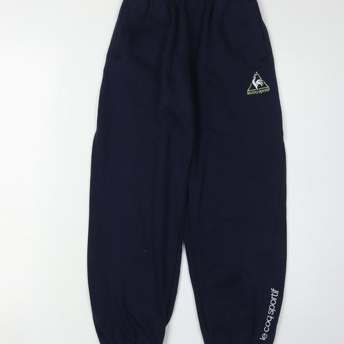 Le Coq Sportif Boys Blue Jogger Trousers - Size S