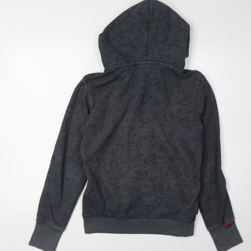 Superdry Women's Grey Full Zip Hoodie S