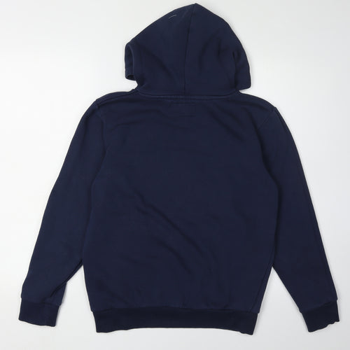 FILA Boys Blue Pullover Hoodie Size 13-14 Years With Logo