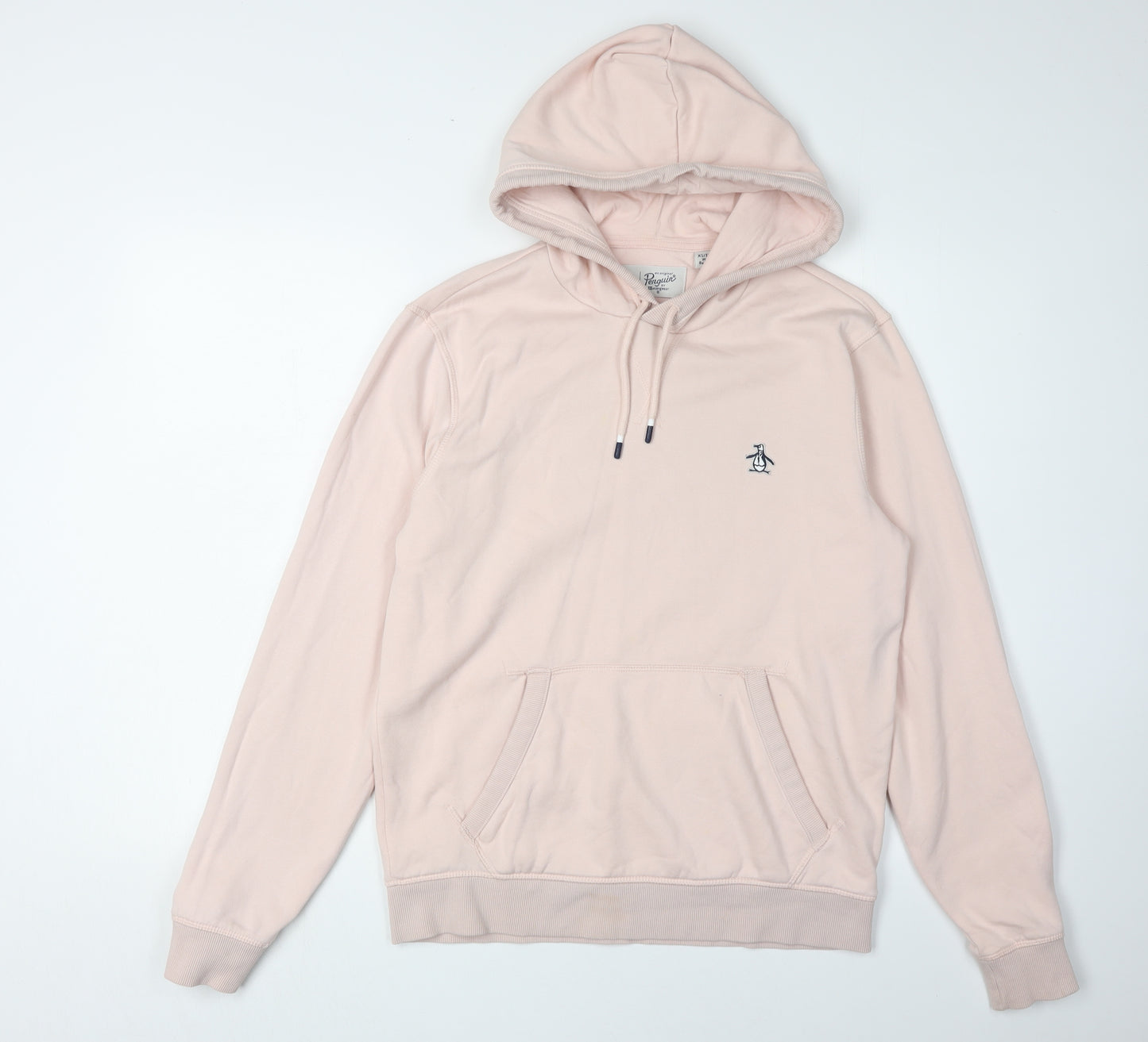 Penguin Unisex Pink XS Pullover Hoodie with Logo