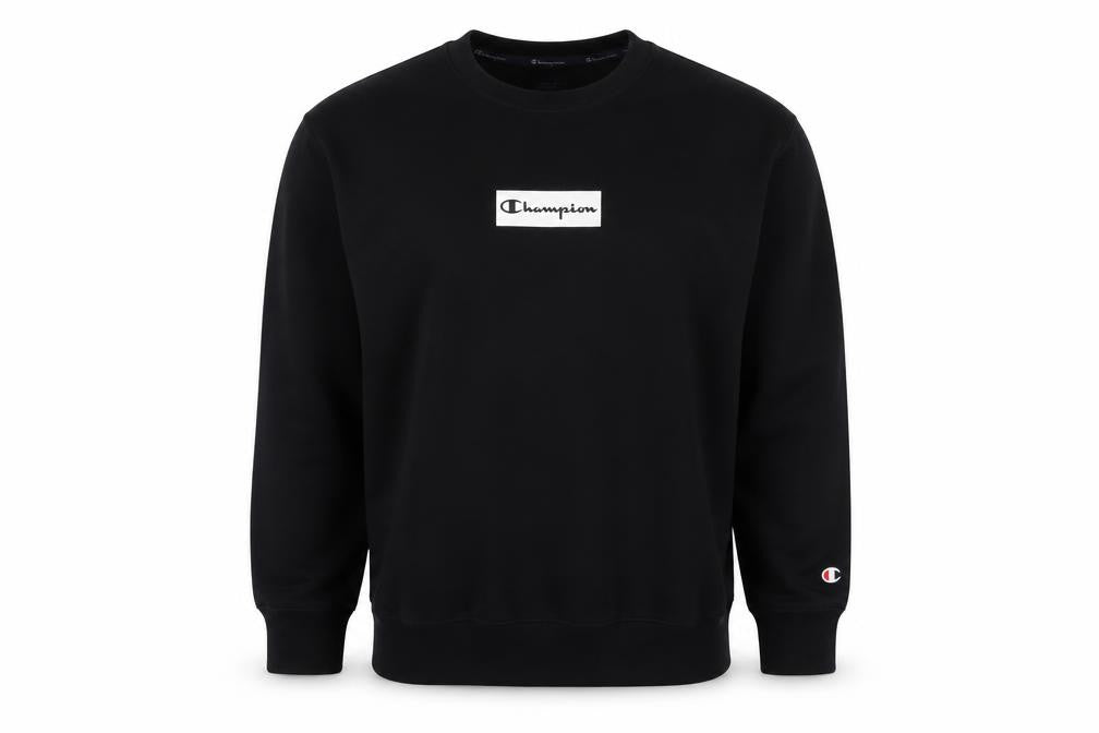 Champion Men's Black Small Pullover Sweatshirt Logo