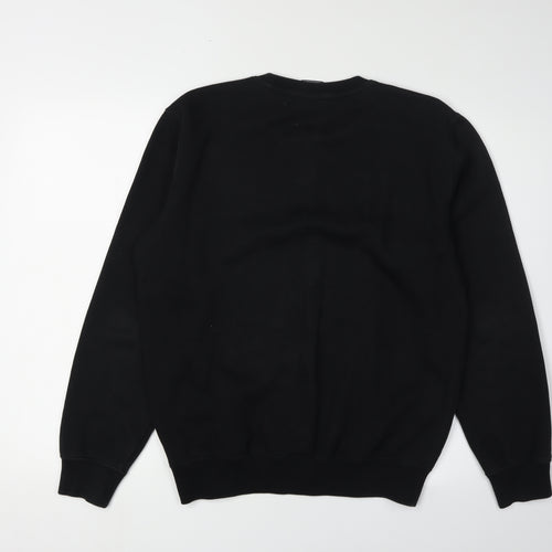 Champion Men's Black Small Pullover Sweatshirt Logo