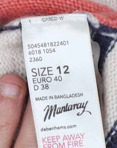Debenhams Women's Multicoloured Size 12 Pullover