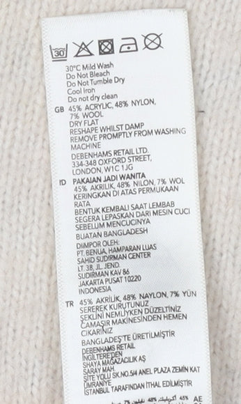 Debenhams Women's Multicoloured Size 12 Pullover