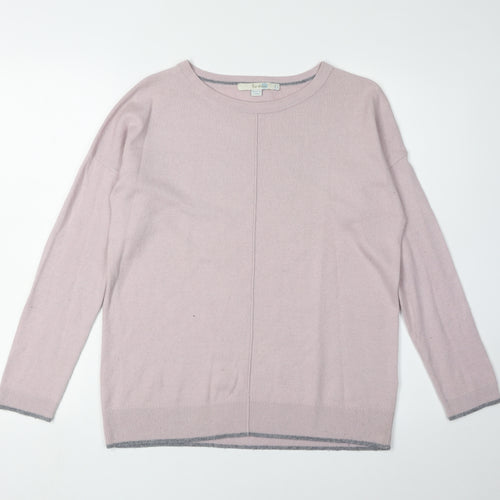 Boden Women's Pink Pullover Jumper, Size 10, Crew Neck