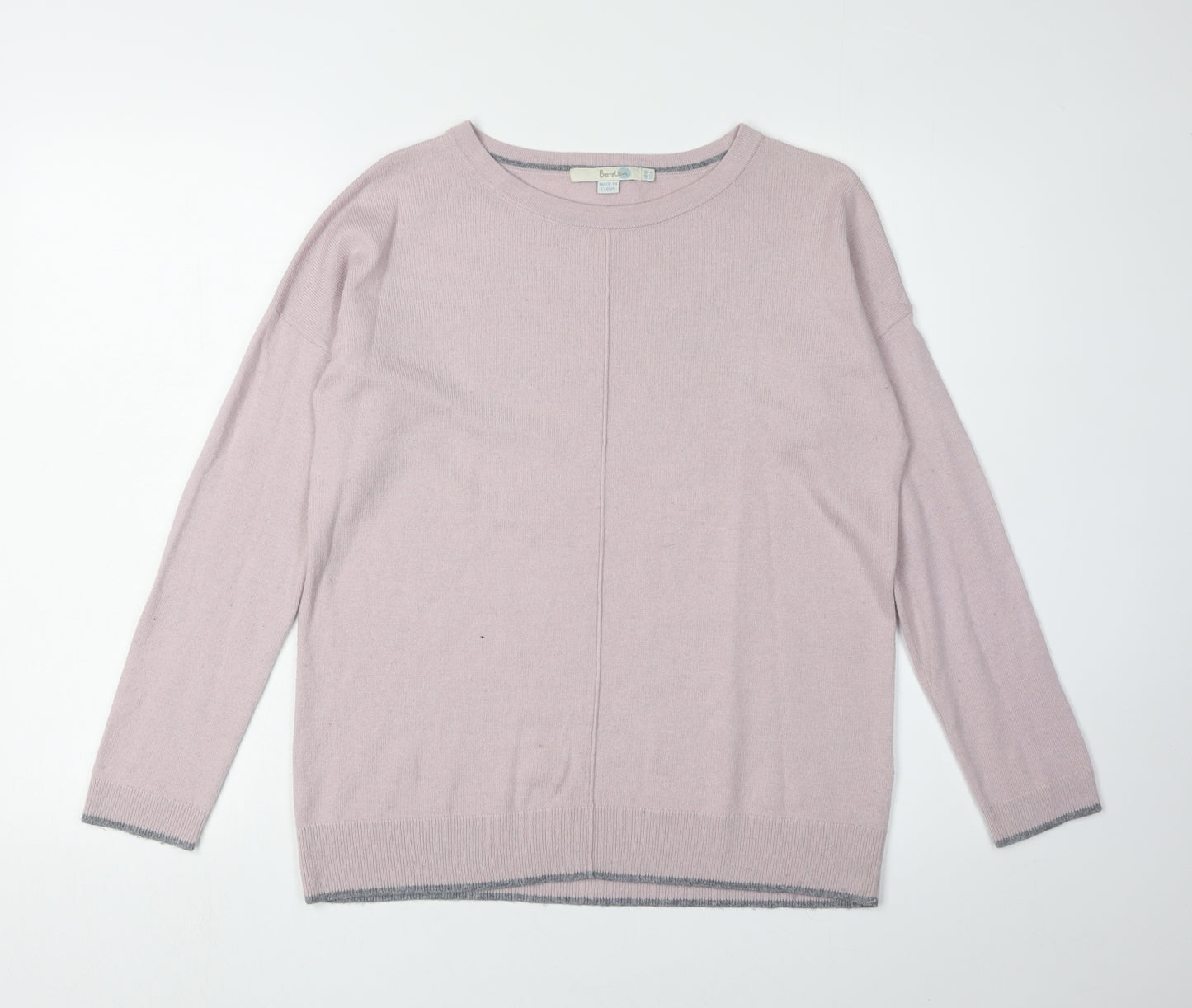Boden Women's Pink Pullover Jumper, Size 10, Crew Neck