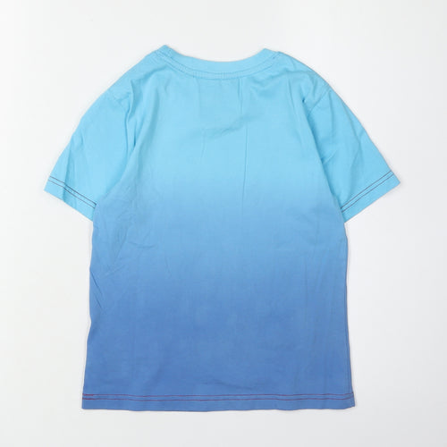 Mantaray Boys' Blue T-Shirt 5-6 Years Graphic Print Casual