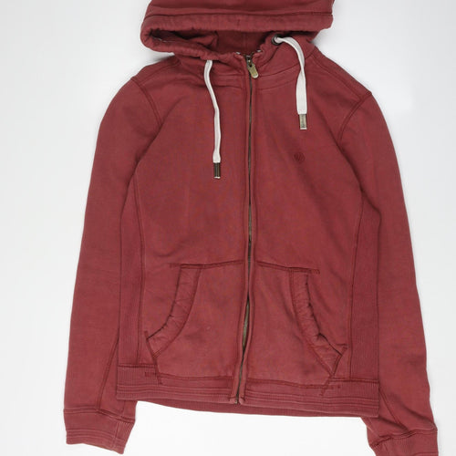 Fat Face Men's Red Full Zip Hoodie - Size S