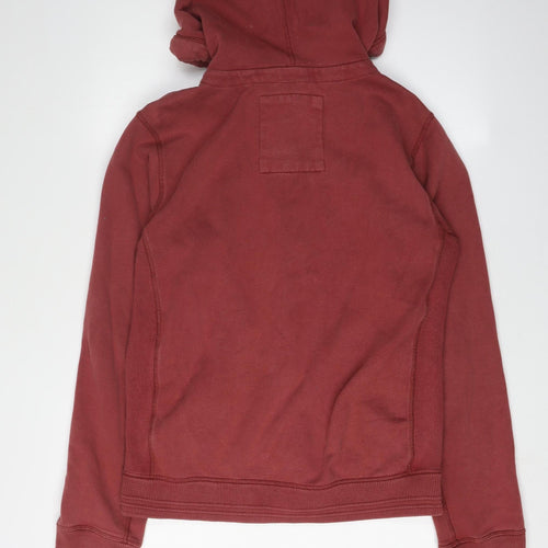 Fat Face Men's Red Full Zip Hoodie - Size S