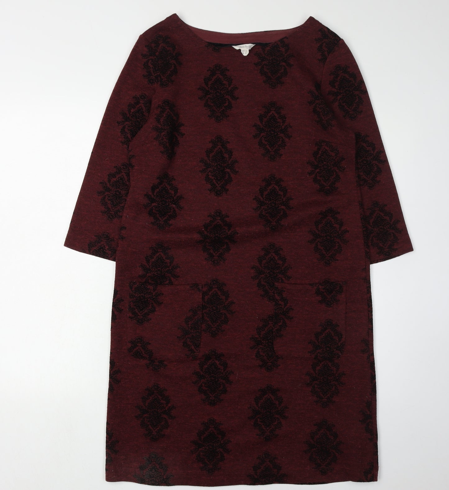 White Stuff Women's Red Paisley Dress Size 12