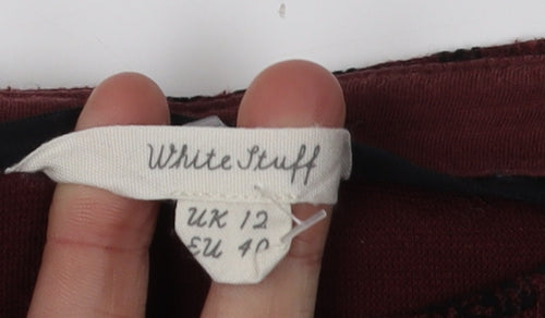 White Stuff Women's Red Paisley Dress Size 12