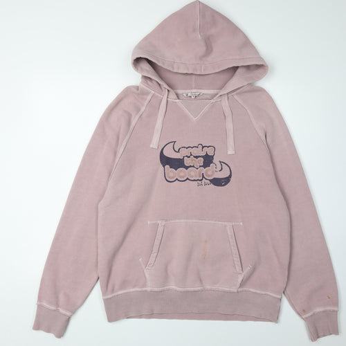 Fat Face Women’s Pink Pullover Hoodie Size 16