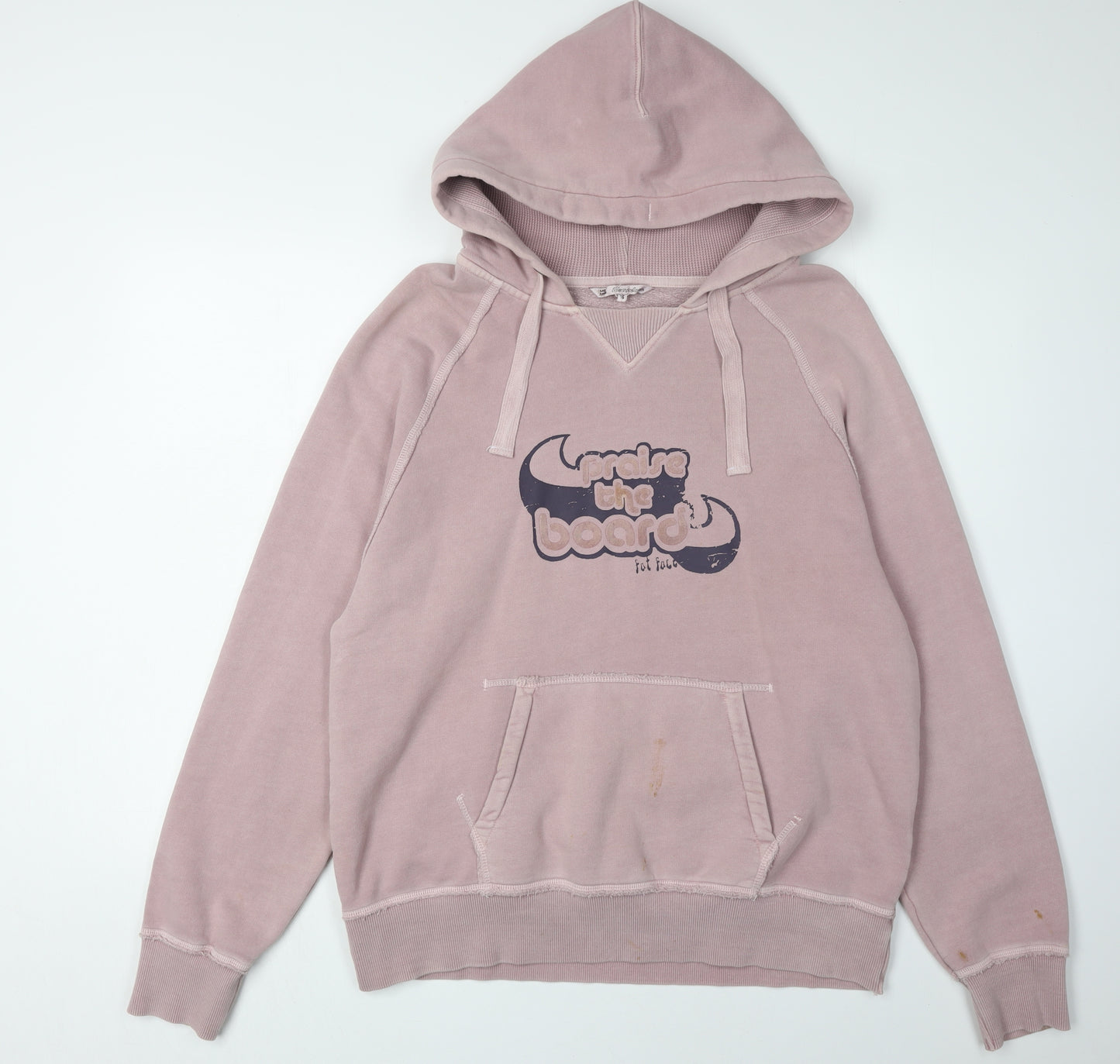 Fat Face Women’s Pink Pullover Hoodie Size 16
