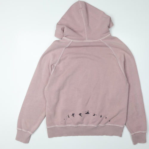 Fat Face Women’s Pink Pullover Hoodie Size 16