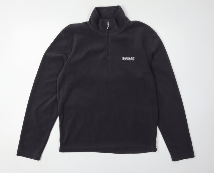 Regatta Men's Black S Pull Over Fleece Sweatshirt