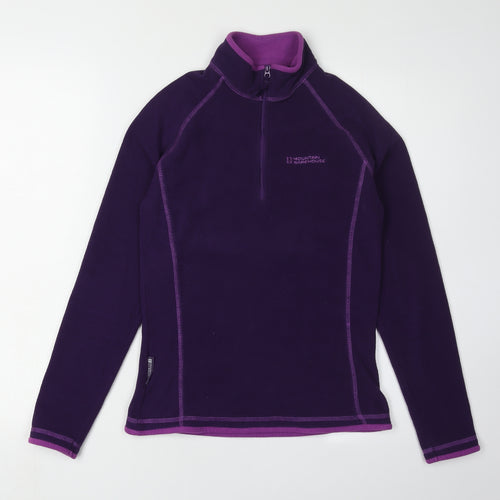 Mountain Warehouse Women's Purple Fleece Pullover, Size 8