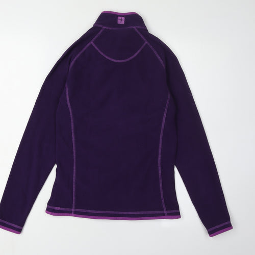 Mountain Warehouse Women's Purple Fleece Pullover, Size 8
