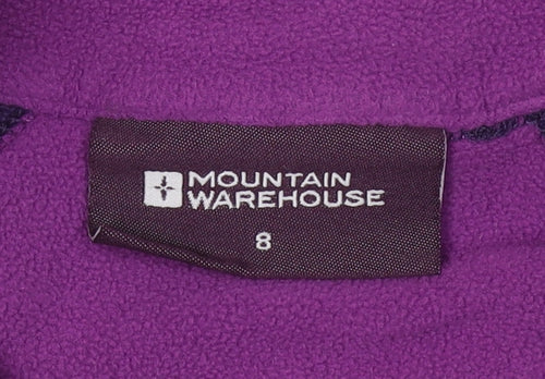 Mountain Warehouse Women's Purple Fleece Pullover, Size 8