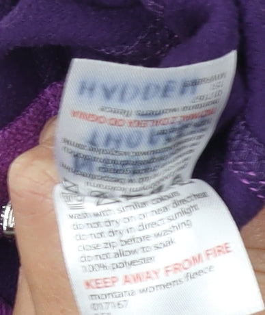 Mountain Warehouse Women's Purple Fleece Pullover, Size 8