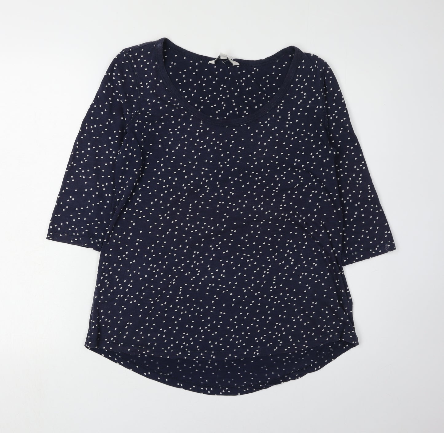 Fat Face Women’s Blue Polka Dot Jersey T-Shirt