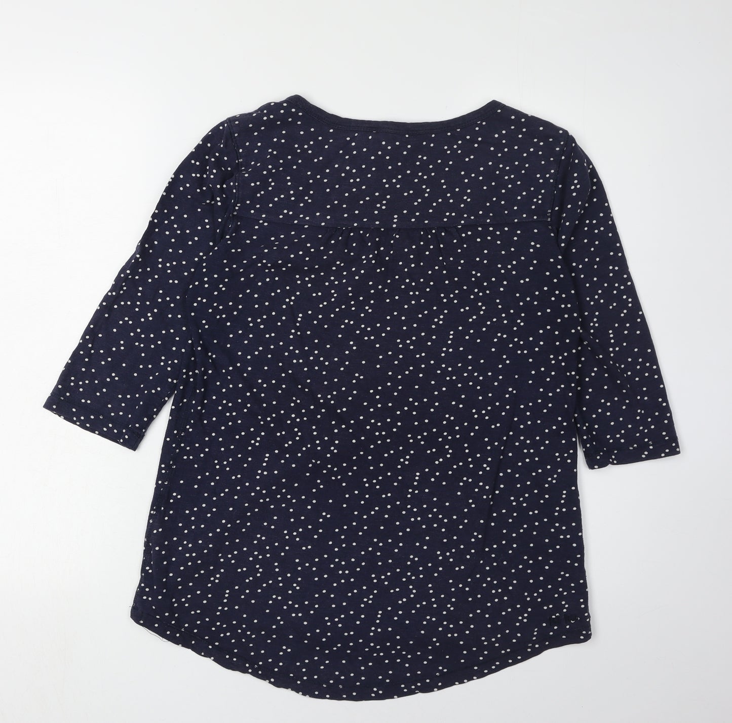 Fat Face Women’s Blue Polka Dot Jersey T-Shirt