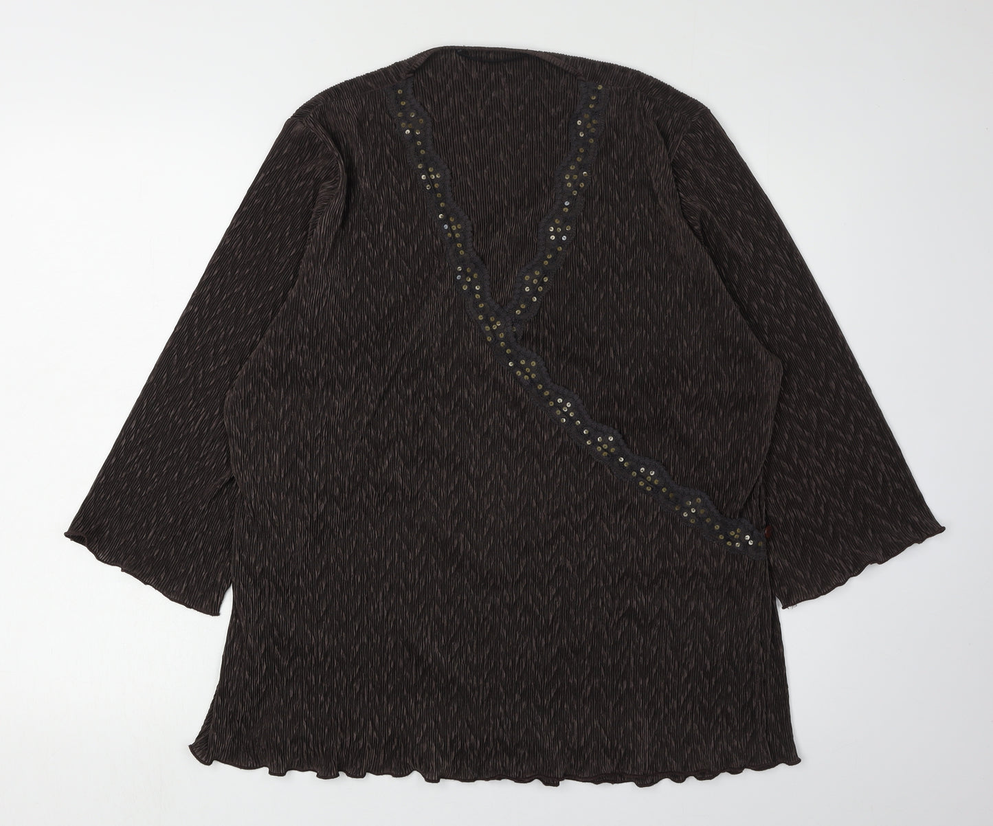 Windsmoor Women's Black Long Sleeve V-Neck Top