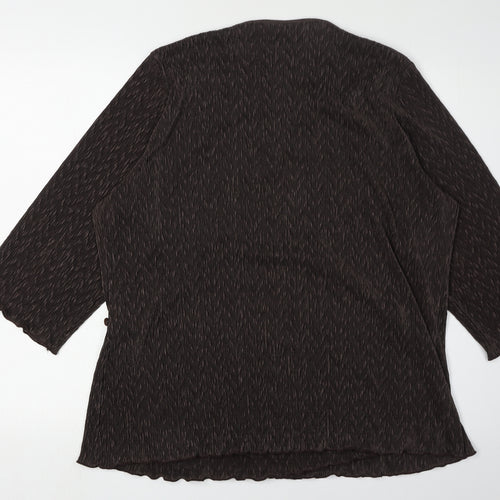 Windsmoor Women's Black Long Sleeve V-Neck Top