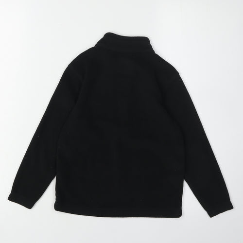 Regatta Boys' Black Fleece 1/2 Zip Sweatshirt 5-6 Years