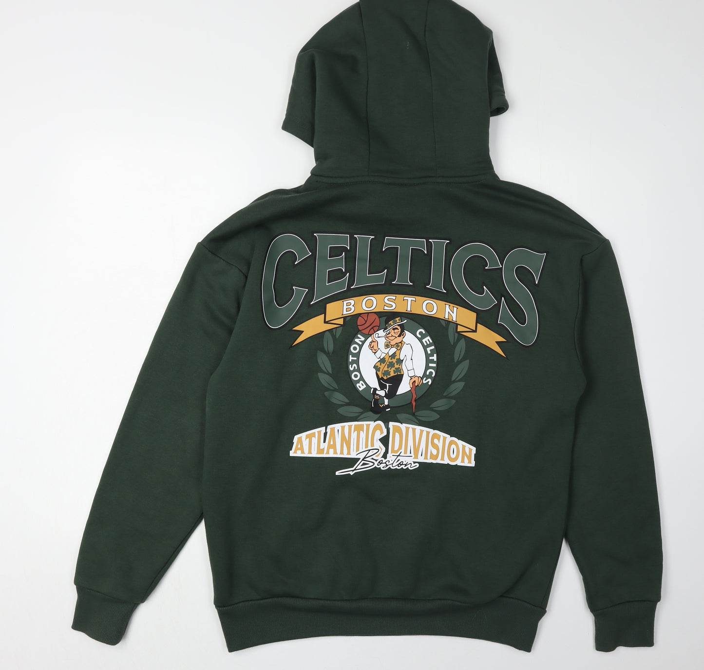 NBA Men’s Green XS Pullover Hoodie with Logo