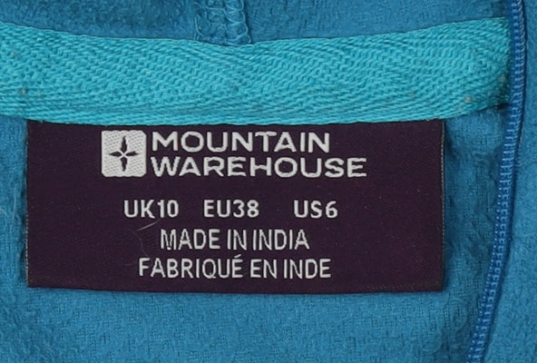 Mountain Warehouse Women's Blue Pullover Hoodie, Size 10