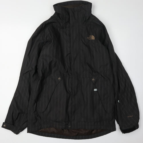 The North Face Men's Black Striped Jacket, Size S