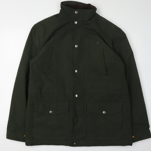 Farah Green Men's XL Mid-Length Casual Jacket