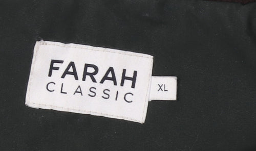 Farah Green Men's XL Mid-Length Casual Jacket