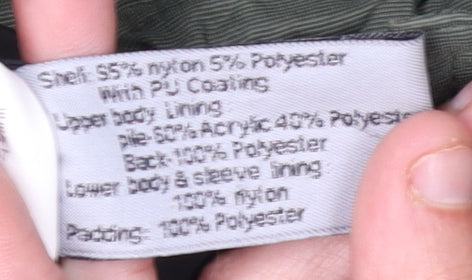 TOG 24 Men's Green L Puffer Jacket Hooded Casual