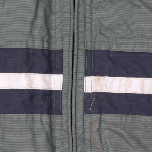 TOG 24 Men's Green L Puffer Jacket Hooded Casual