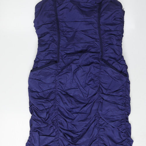 Whistles Women's Blue Bodycon Dress Size 12