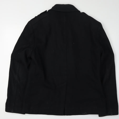 Ted Baker Men's Black Military Jacket L