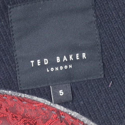 Ted Baker Men's Black Military Jacket L