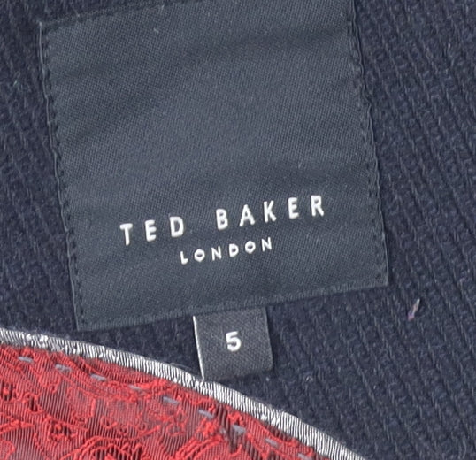 Ted Baker Men's Black Military Jacket L