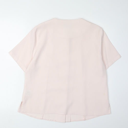 Honor Millburn Women's Pink Embroidered Blouse Size 16