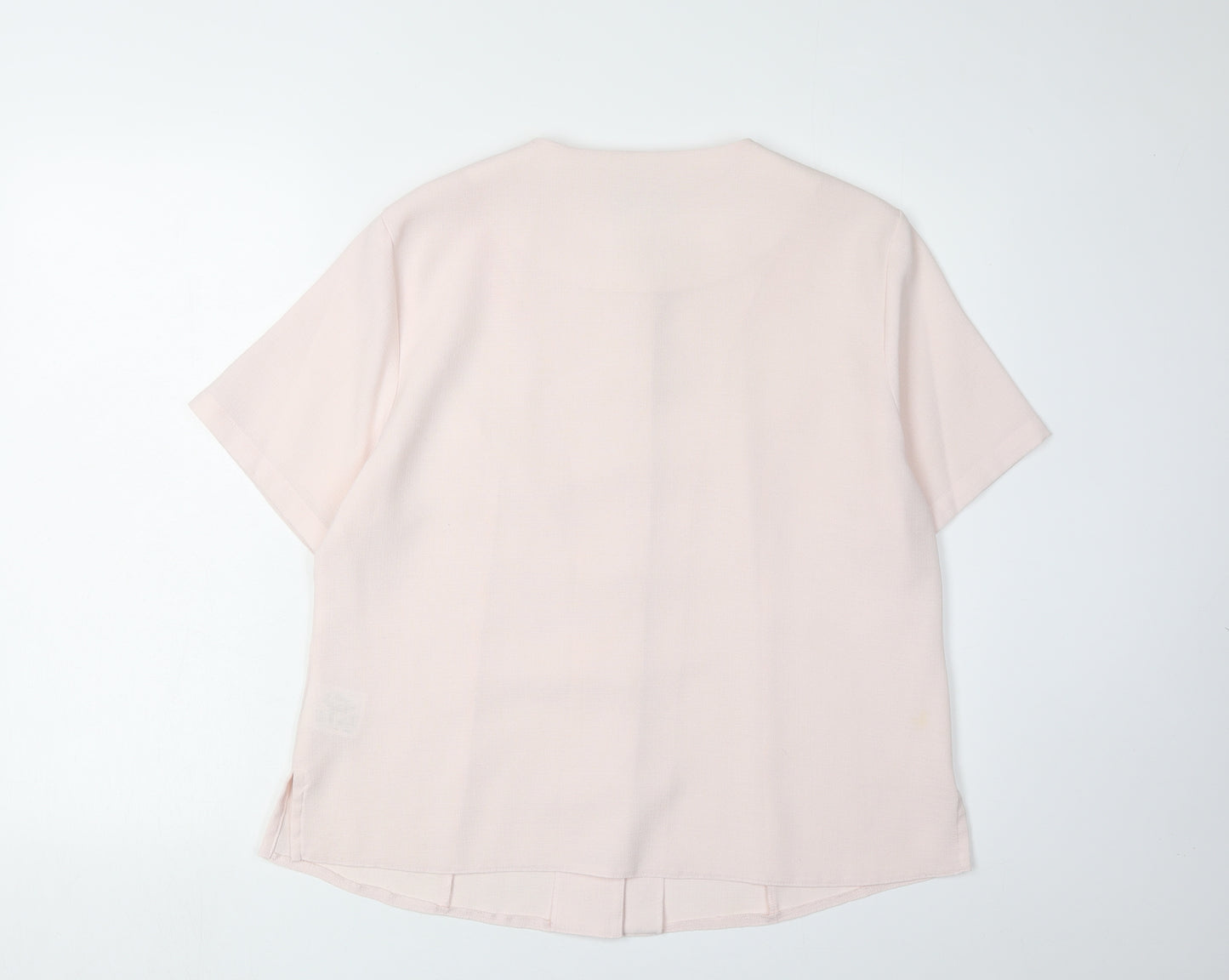 Honor Millburn Women's Pink Embroidered Blouse Size 16