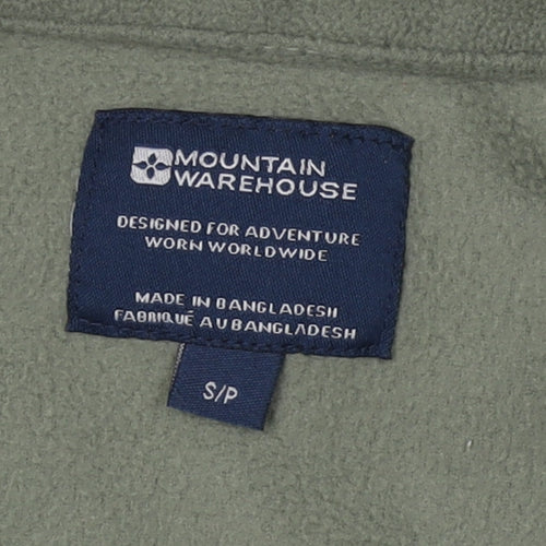 Mountain Warehouse Men's Green 1/4 Zip Fleece Sweatshirt S