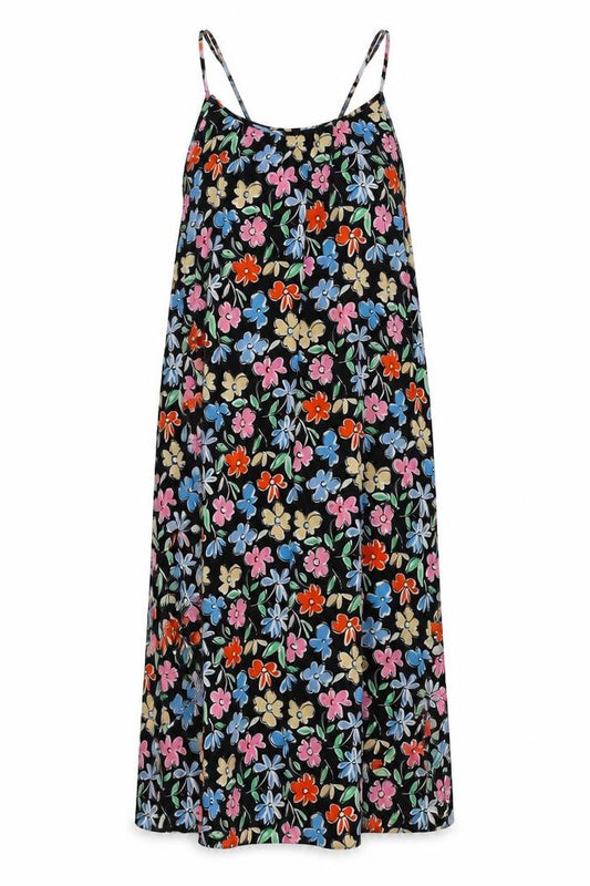 Front view of ASOS Women's Multicoloured Floral Slip Dress