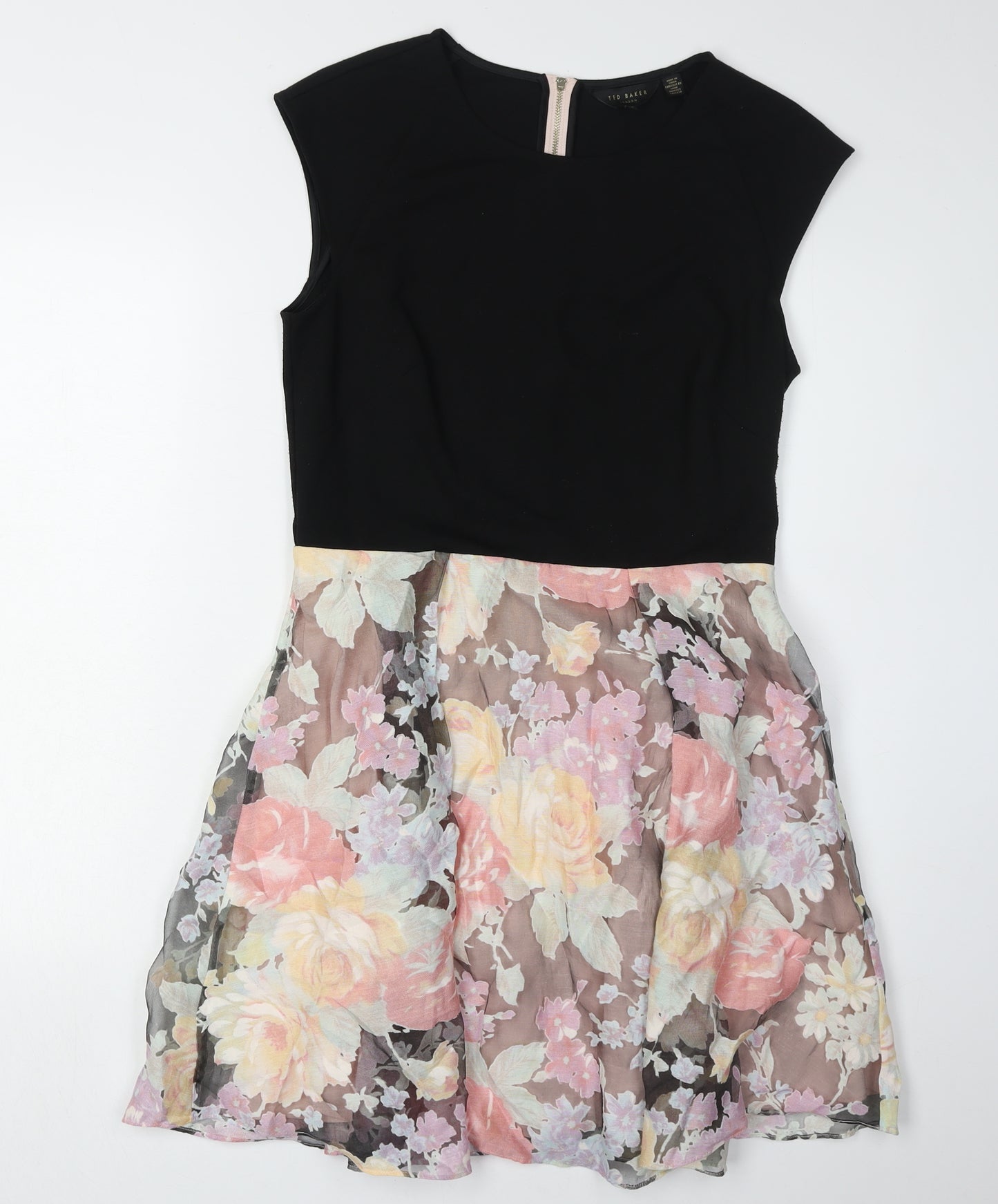 Ted Baker Women's Floral Fit & Flare Dress (L)