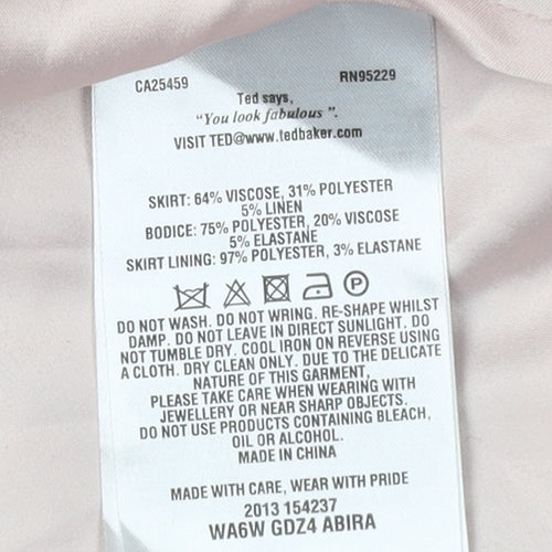 Ted Baker Women's Floral Fit & Flare Dress (L)