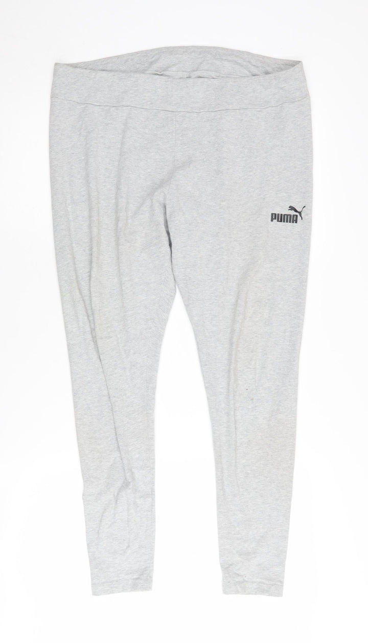 Puma Women's Grey Leggings - Size 16