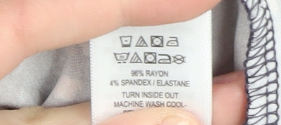 Rachel Ashwell Women's Blue Floral Wrap Midi Skirt S