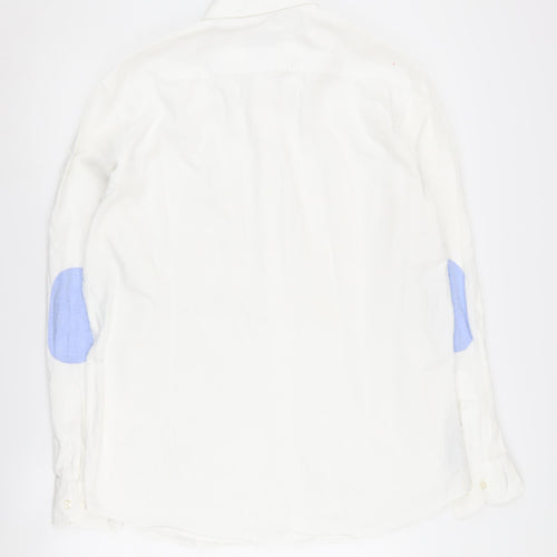 Massimo Dutti Men's White XL Button-Up Shirt