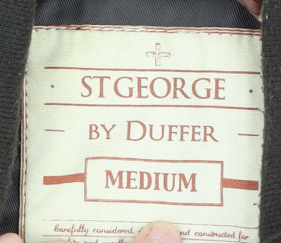 St George by Duffer Men's Medium Brown Jacket