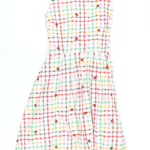 Cath Kidston Women’s Multicoloured Check Dress, Size 10